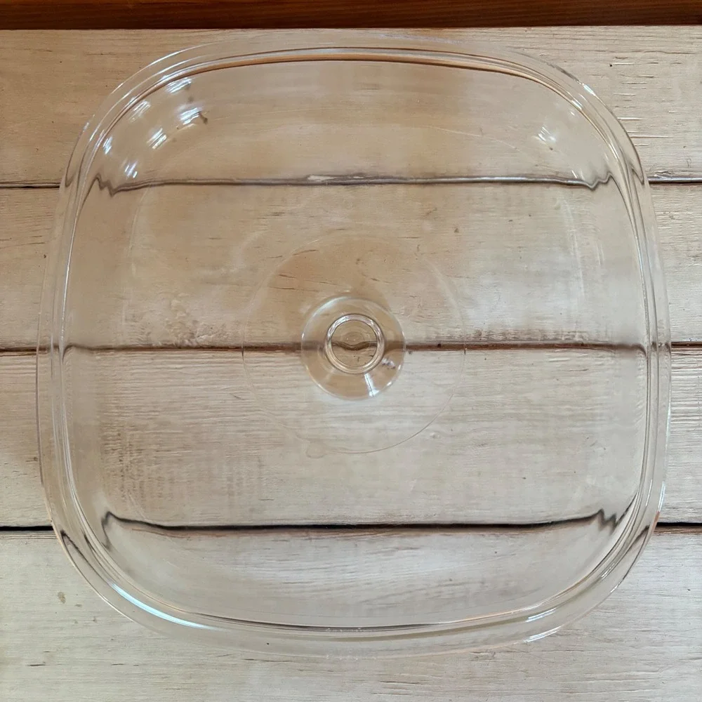 VTG CorningWare Spice of Life Le Romarin A-10-B 2.5 Qt Casserole Dish Pyrex Lid